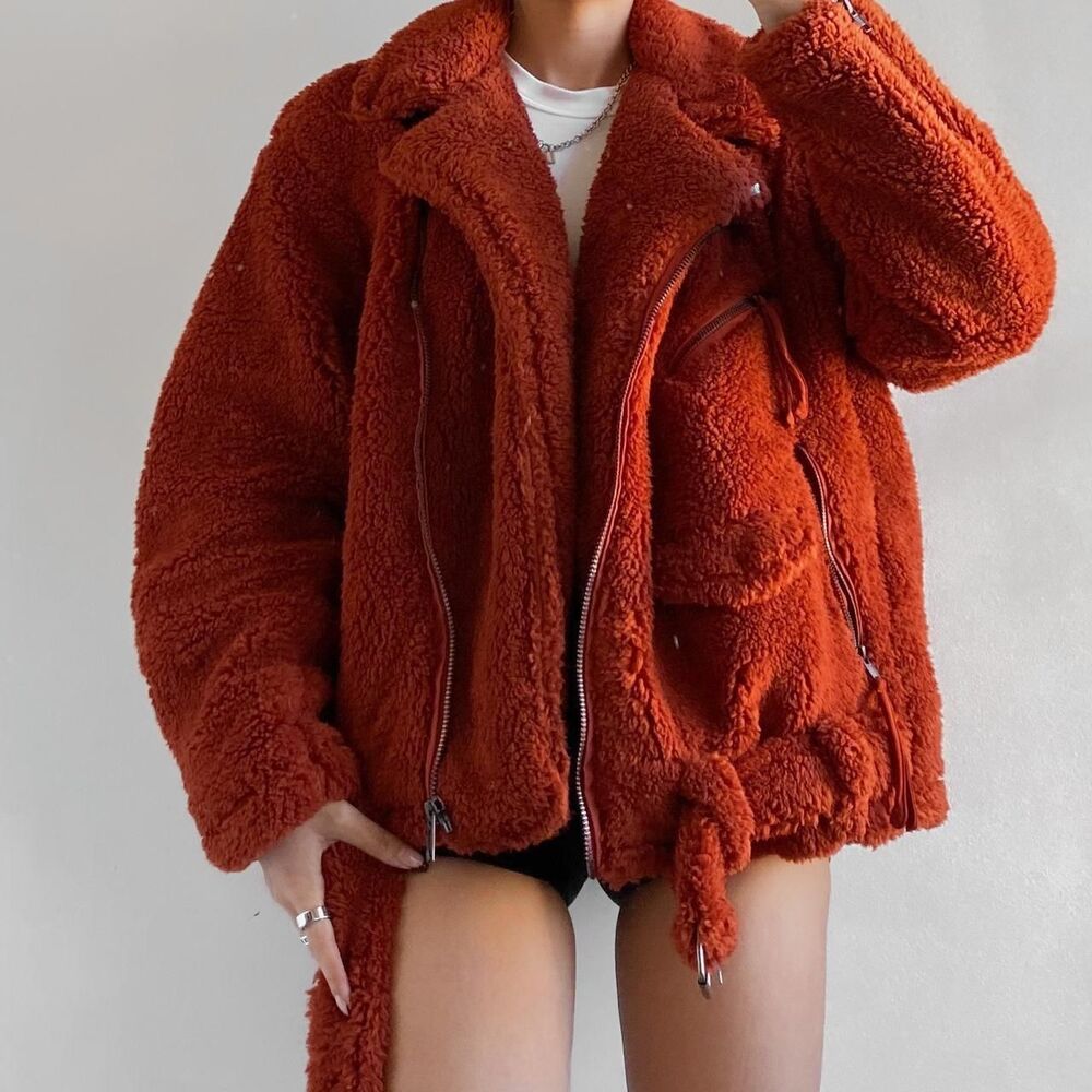 Free People Fluffy Retro Jacket